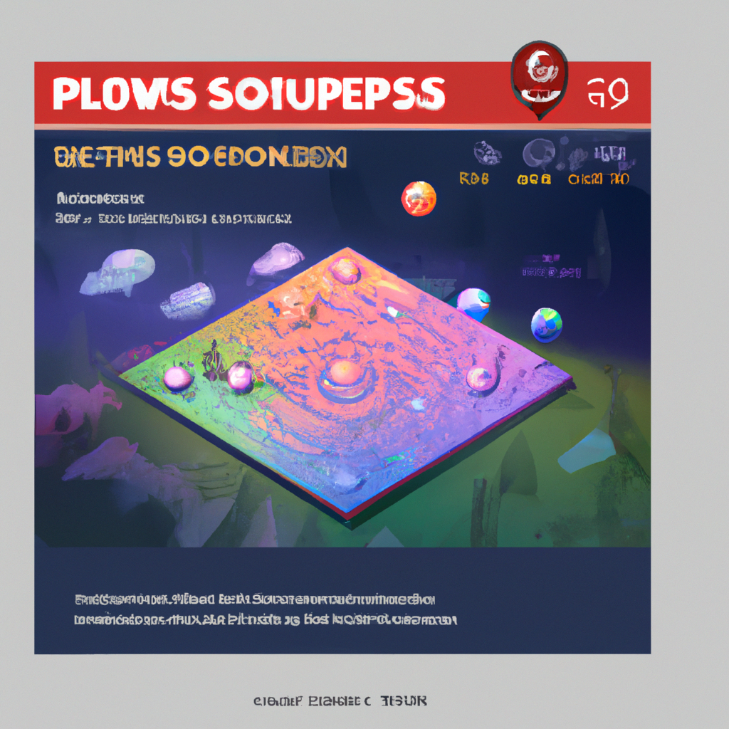 Screenshot: procedural quest map